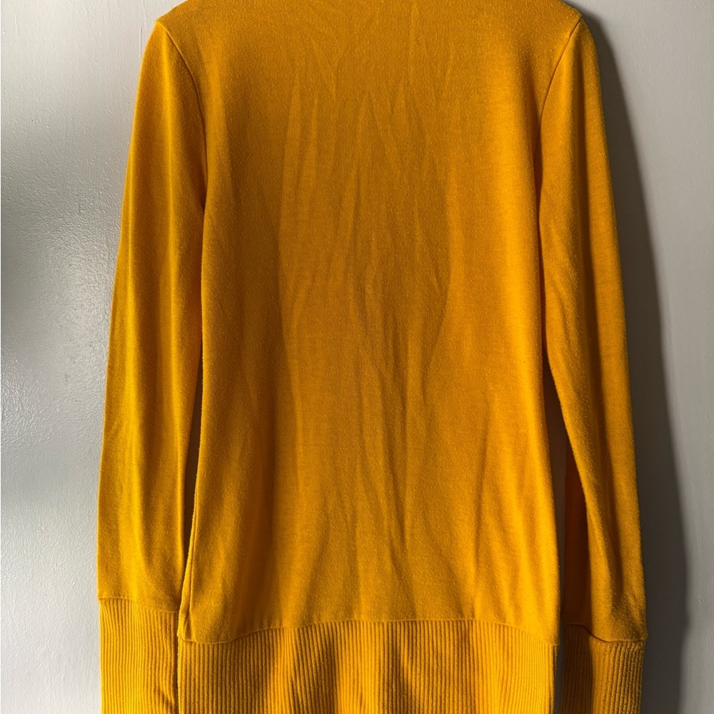 Zenana Outfitters Mustard Cardigan Sweater - Picture 2 of 3